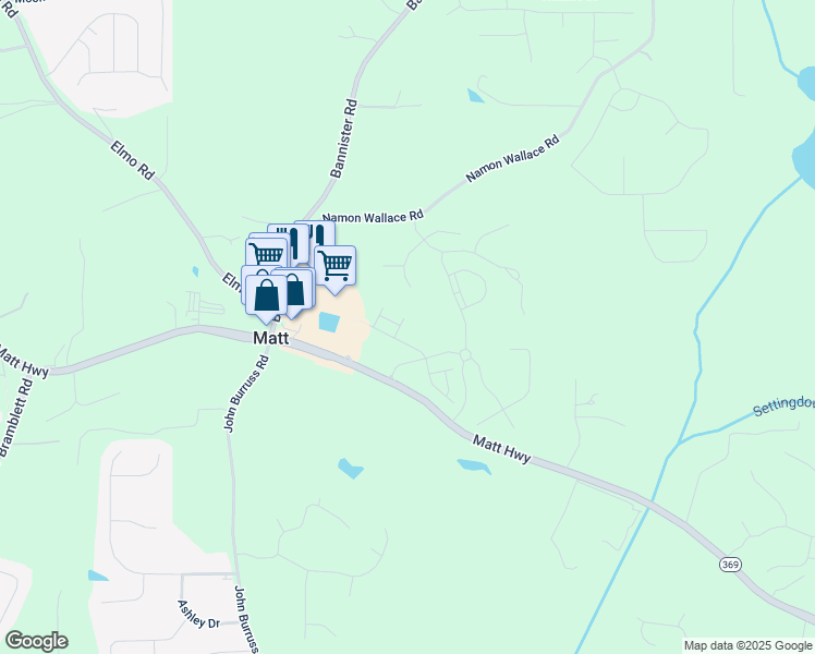 map of restaurants, bars, coffee shops, grocery stores, and more near 5960 Lyon Street in Cumming