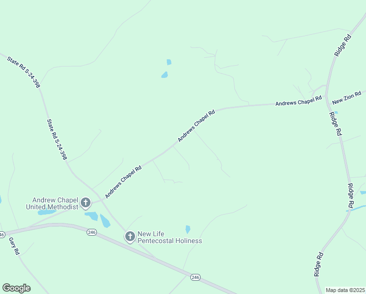 map of restaurants, bars, coffee shops, grocery stores, and more near 514 Andrews Chapel Road in Hodges