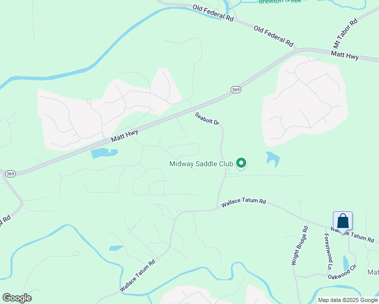 map of restaurants, bars, coffee shops, grocery stores, and more near 8485 Matt Highway in Ball Ground