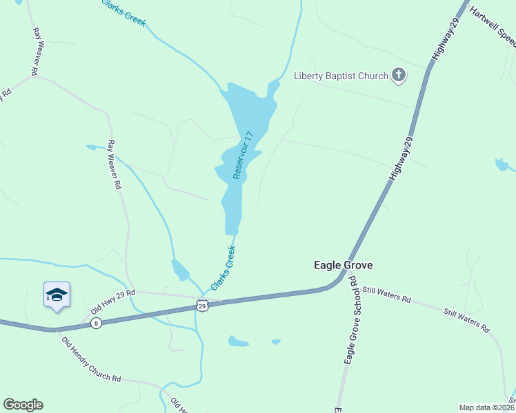 map of restaurants, bars, coffee shops, grocery stores, and more near 434 Lake Front Road in Canon