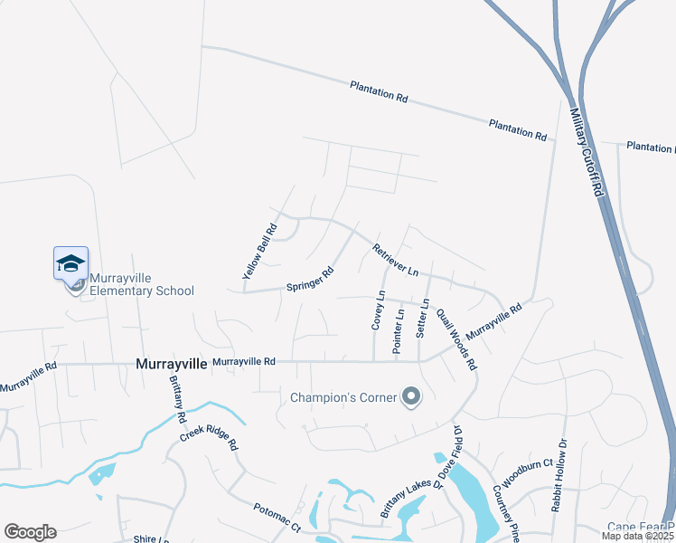 map of restaurants, bars, coffee shops, grocery stores, and more near 7104 Springer Road in Wilmington