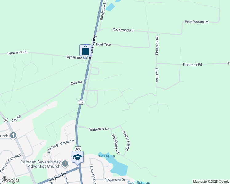 map of restaurants, bars, coffee shops, grocery stores, and more near 410 Lafayette Way in Camden