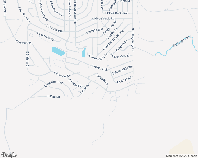 map of restaurants, bars, coffee shops, grocery stores, and more near 16840 Redondo Circle in Mayer