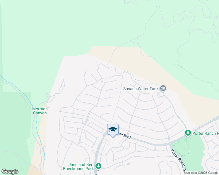 map of restaurants, bars, coffee shops, grocery stores, and more near 20551 Hummingbird Court in Los Angeles