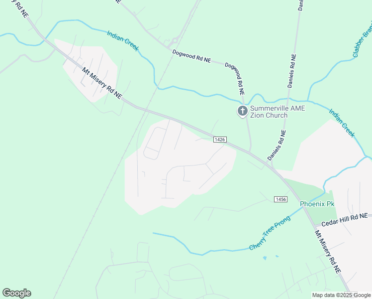 map of restaurants, bars, coffee shops, grocery stores, and more near 3019 Mount Misery Road Northeast in Leland