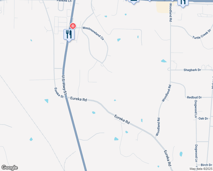 map of restaurants, bars, coffee shops, grocery stores, and more near 130 Hillcrest Drive in Batesville