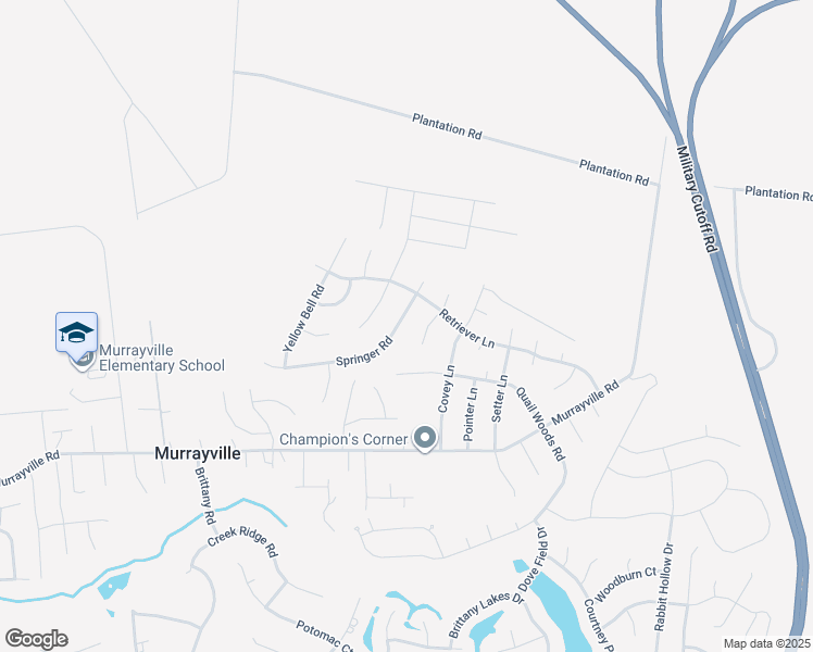 map of restaurants, bars, coffee shops, grocery stores, and more near 1601 Gander Drive in Wilmington