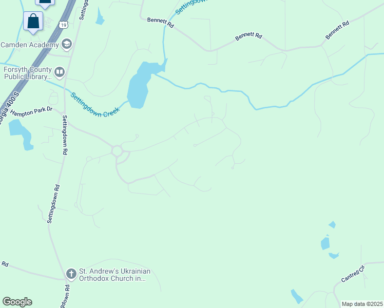 map of restaurants, bars, coffee shops, grocery stores, and more near 7045 West Mountain Crossing in Cumming