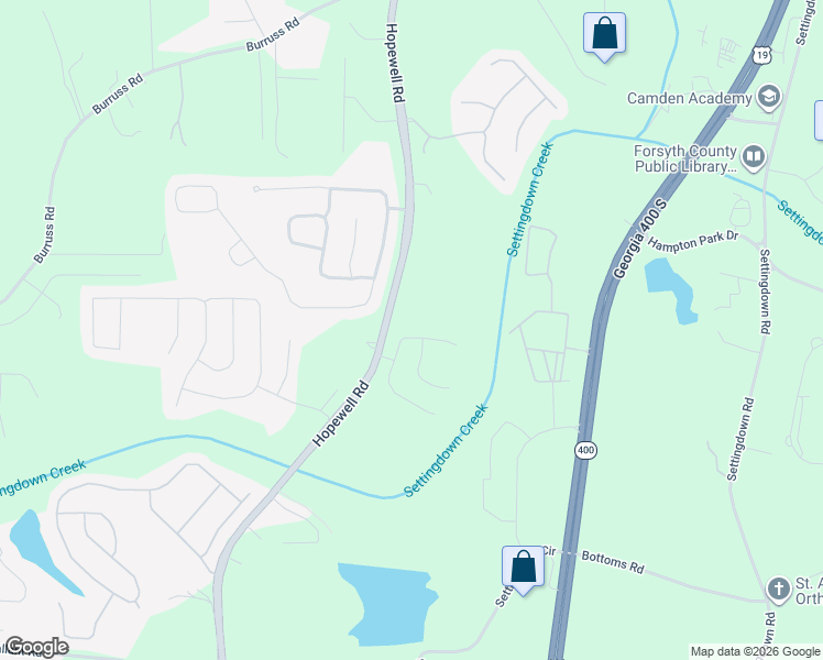 map of restaurants, bars, coffee shops, grocery stores, and more near 4940 Fieldstone View Circle in Cumming