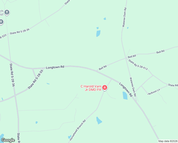 map of restaurants, bars, coffee shops, grocery stores, and more near 1201 Longtown Road in Lugoff