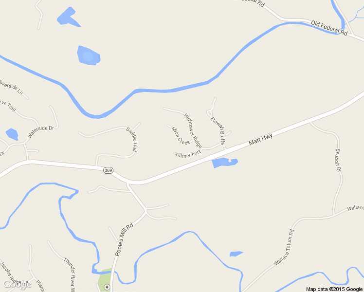 map of restaurants, bars, coffee shops, grocery stores, and more near 8735 Mica Creek in Ball Ground