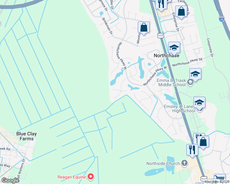 map of restaurants, bars, coffee shops, grocery stores, and more near 2800-2898 John Yeamen Drive in Wilmington