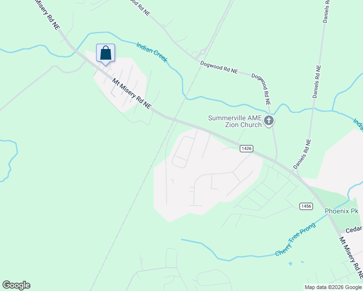 map of restaurants, bars, coffee shops, grocery stores, and more near Cassadine Court in Leland