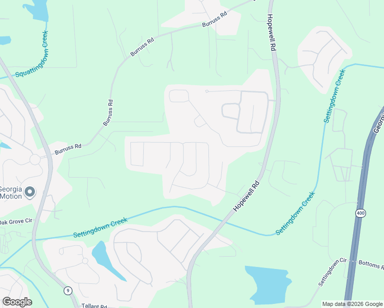 map of restaurants, bars, coffee shops, grocery stores, and more near 5440 Fieldfreen Drive in Cumming