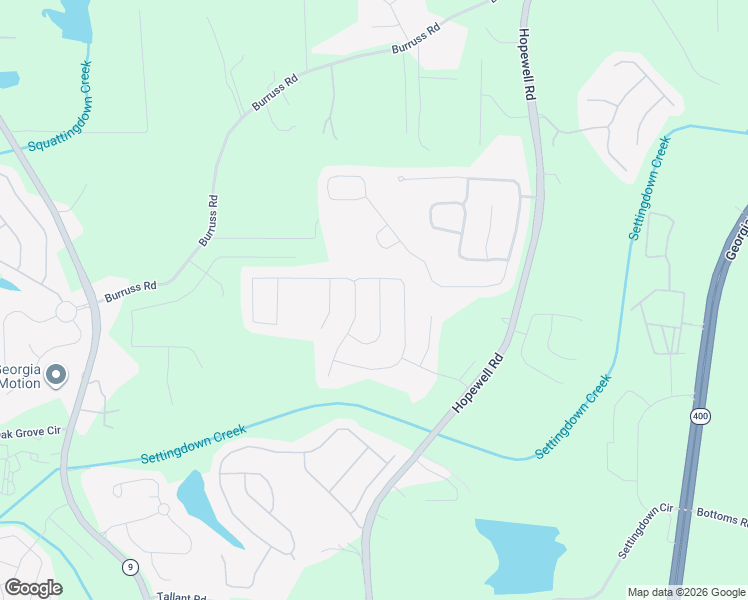 map of restaurants, bars, coffee shops, grocery stores, and more near 5440 Fieldfreen Drive in Cumming