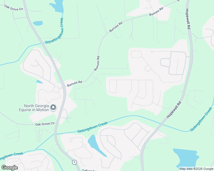 map of restaurants, bars, coffee shops, grocery stores, and more near 5830 Stevehaven Lane in Cumming