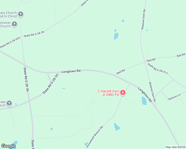 map of restaurants, bars, coffee shops, grocery stores, and more near 1233 Longtown Road in Lugoff