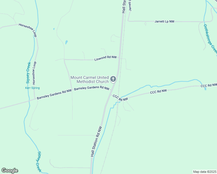 map of restaurants, bars, coffee shops, grocery stores, and more near 723 Hall Station Road Northwest in Kingston