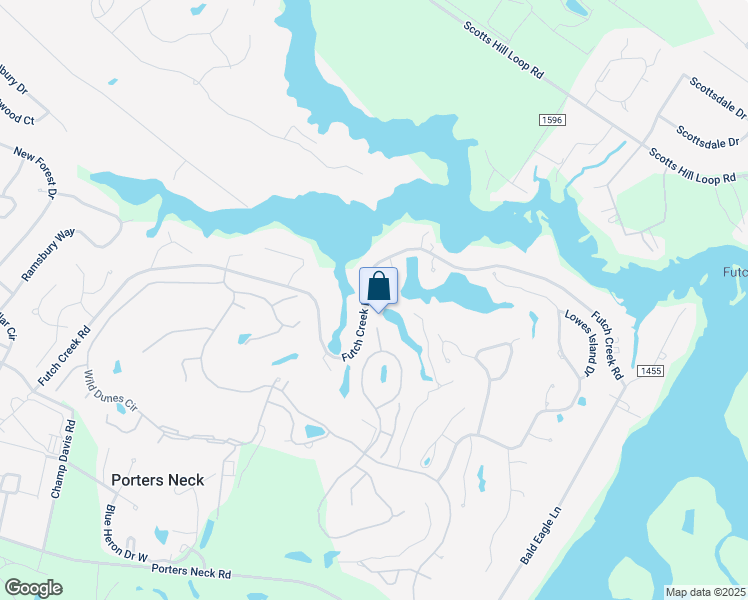 map of restaurants, bars, coffee shops, grocery stores, and more near 8900 Mahogany Run in Wilmington