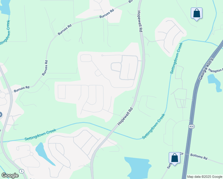 map of restaurants, bars, coffee shops, grocery stores, and more near 4690 Hopewell Manor Drive in Cumming