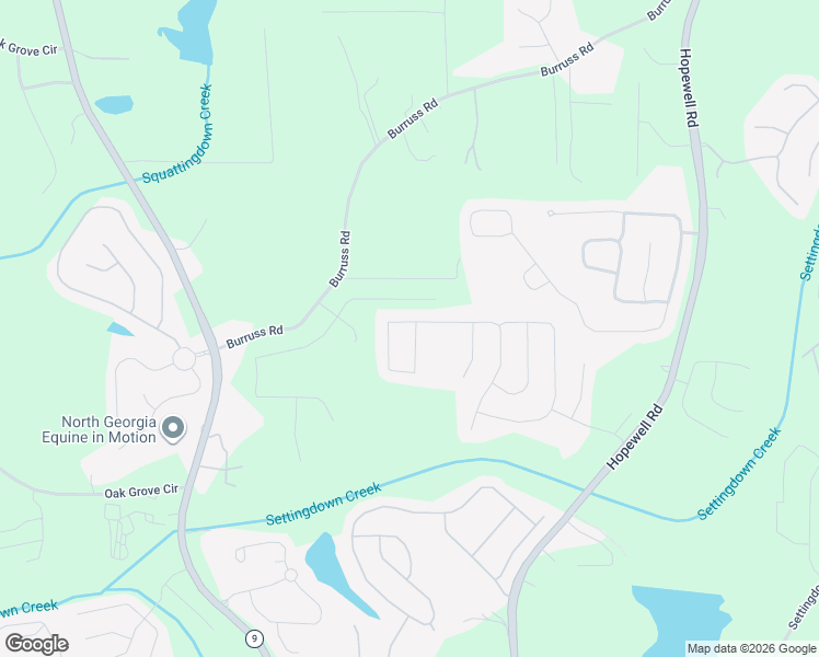 map of restaurants, bars, coffee shops, grocery stores, and more near 5725 Stevehaven Lane in Cumming