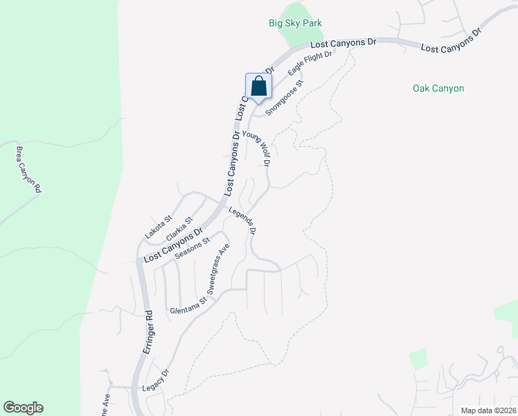 map of restaurants, bars, coffee shops, grocery stores, and more near 3638 Young Wolf Drive in Simi Valley