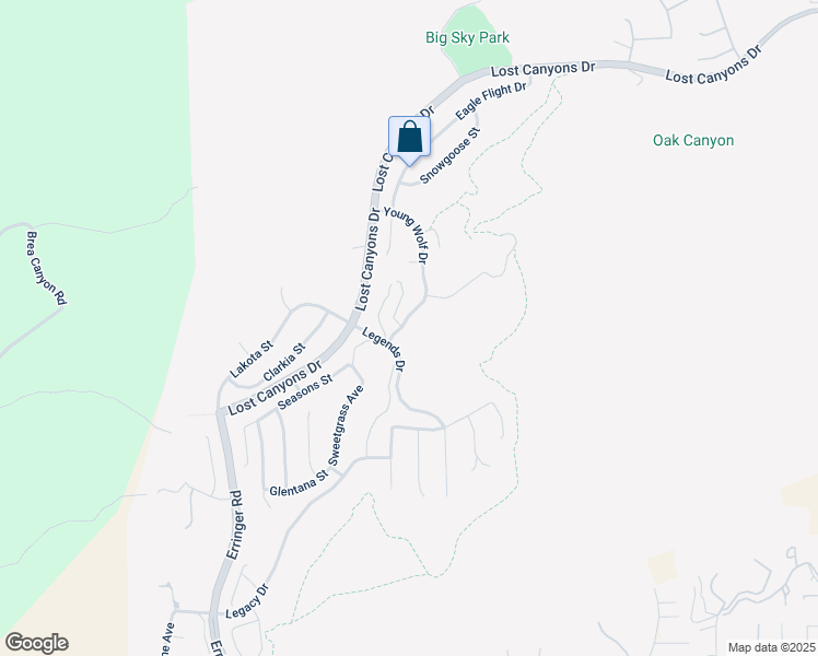 map of restaurants, bars, coffee shops, grocery stores, and more near 3638 Young Wolf Drive in Simi Valley