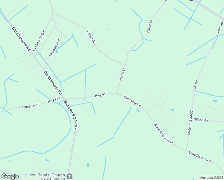 map of restaurants, bars, coffee shops, grocery stores, and more near 367 Hattie Lane in Latta