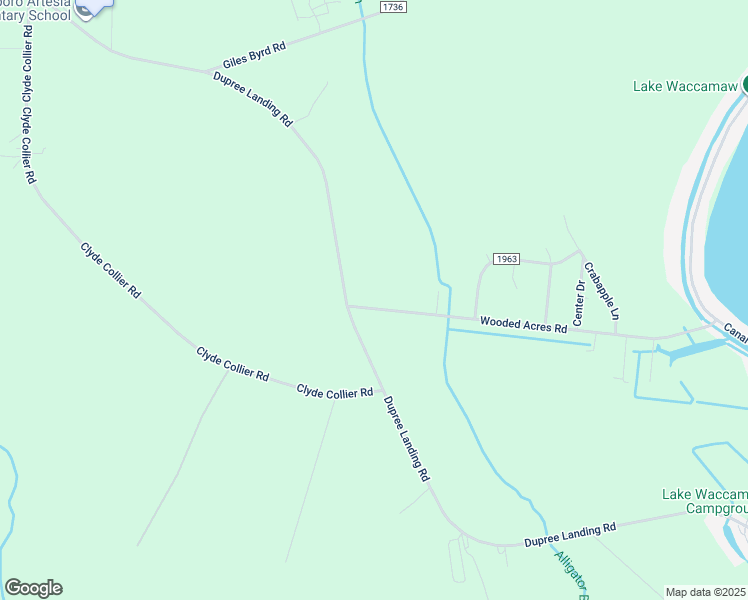 map of restaurants, bars, coffee shops, grocery stores, and more near 103 Wooded Acres Road in Lake Waccamaw