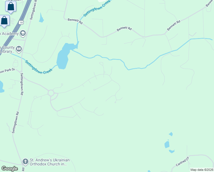 map of restaurants, bars, coffee shops, grocery stores, and more near 6965 West Mountain Crossing in Cumming