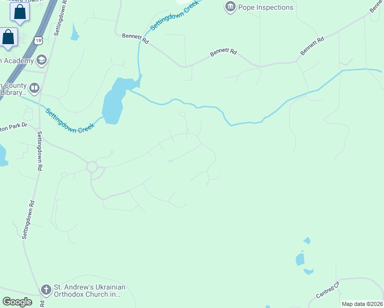 map of restaurants, bars, coffee shops, grocery stores, and more near 6945 West Mountain Crossing in Cumming