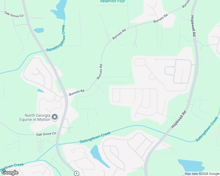 map of restaurants, bars, coffee shops, grocery stores, and more near 5780 Stevehaven Lane in Cumming