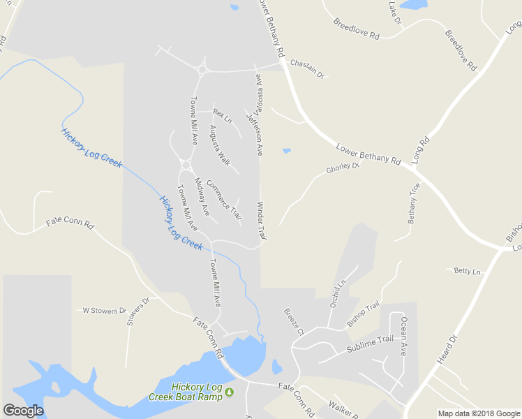 map of restaurants, bars, coffee shops, grocery stores, and more near 547 Winder Trail in Canton