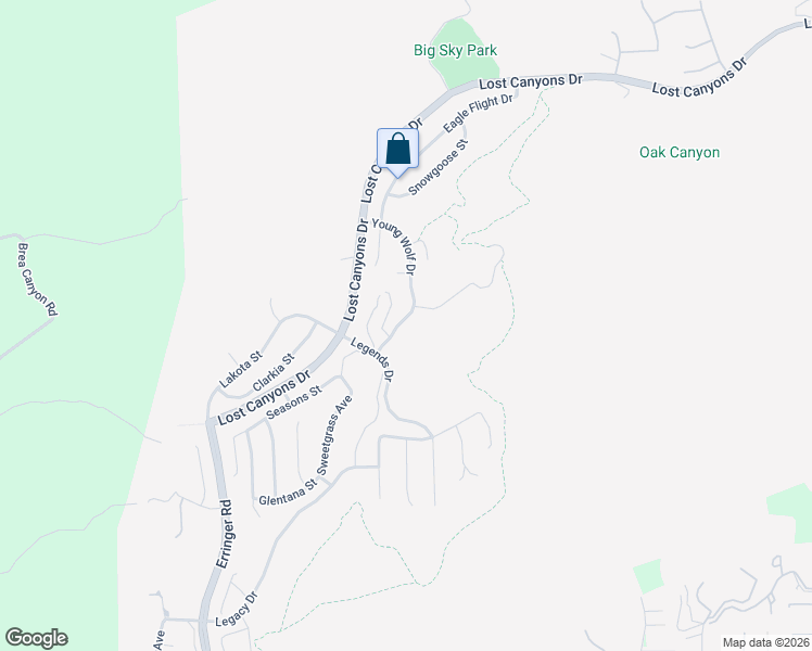 map of restaurants, bars, coffee shops, grocery stores, and more near 3664 Young Wolf Drive in Simi Valley