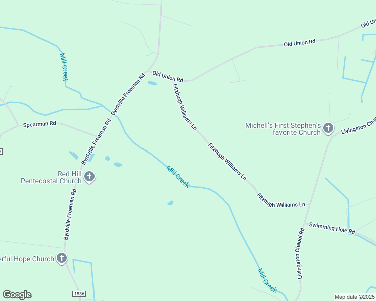 map of restaurants, bars, coffee shops, grocery stores, and more near 244 Fitzhugh Williams Lane in Delco