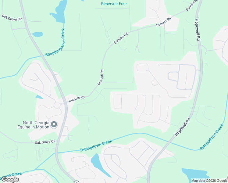 map of restaurants, bars, coffee shops, grocery stores, and more near 5760 Stevehaven Lane in Cumming