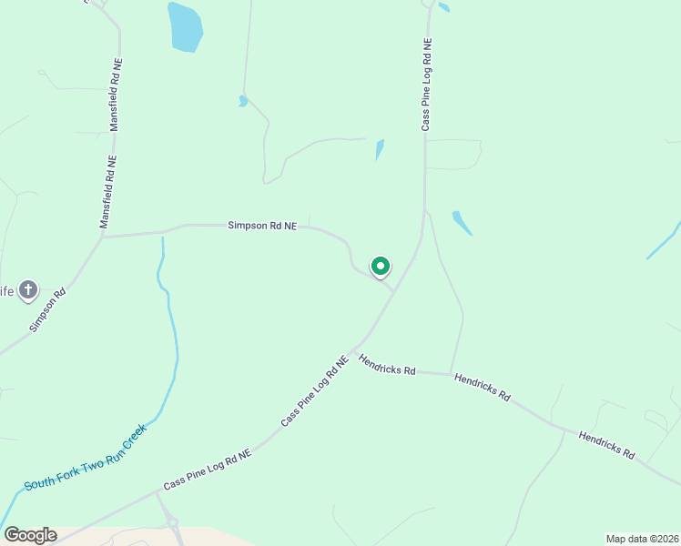 map of restaurants, bars, coffee shops, grocery stores, and more near 424 Simpson Road Northeast in White