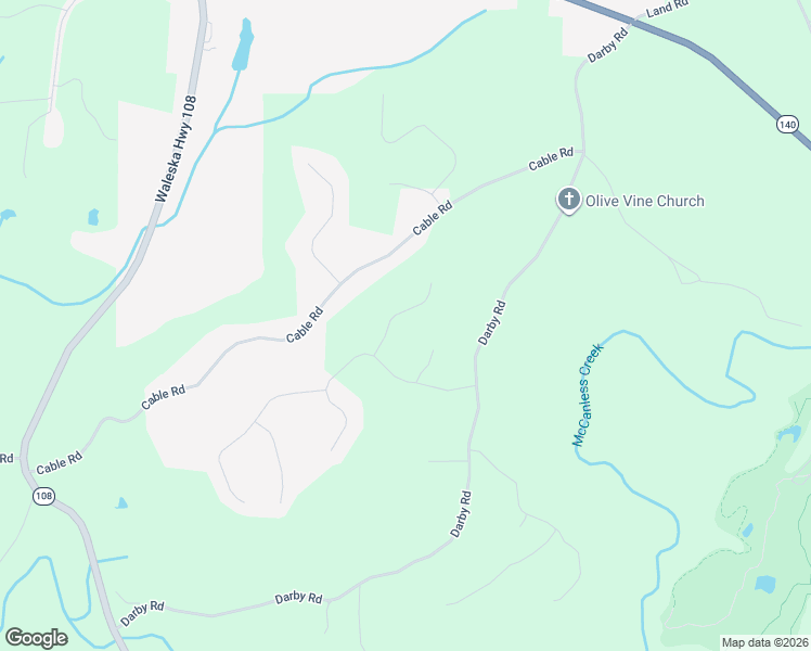 map of restaurants, bars, coffee shops, grocery stores, and more near 206 Ashleys Way in Waleska