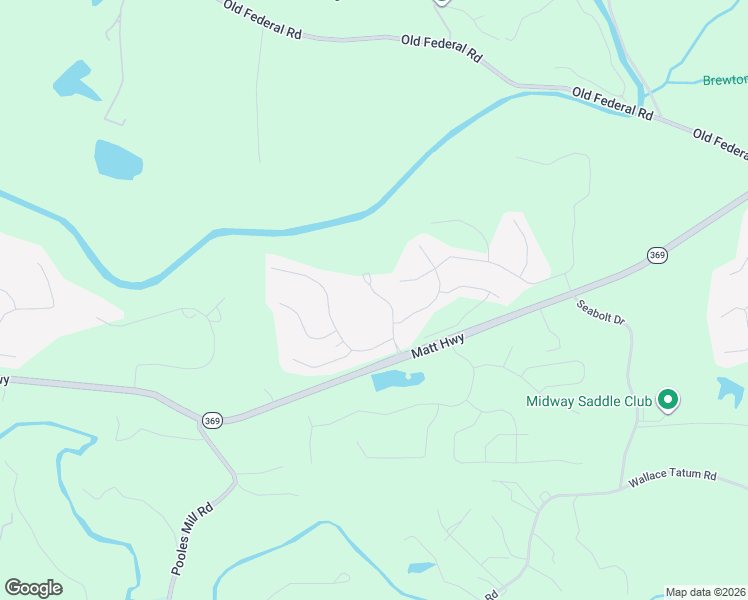 map of restaurants, bars, coffee shops, grocery stores, and more near 8645 Etowah Bluffs in Ball Ground