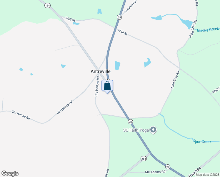 map of restaurants, bars, coffee shops, grocery stores, and more near 5846 Highway 28 South in Abbeville