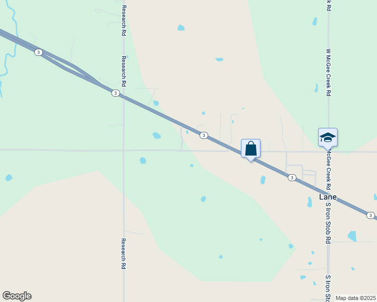 map of restaurants, bars, coffee shops, grocery stores, and more near 926 E1870 Road in Lane