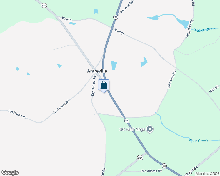 map of restaurants, bars, coffee shops, grocery stores, and more near 5846 Highway 28 South in Abbeville