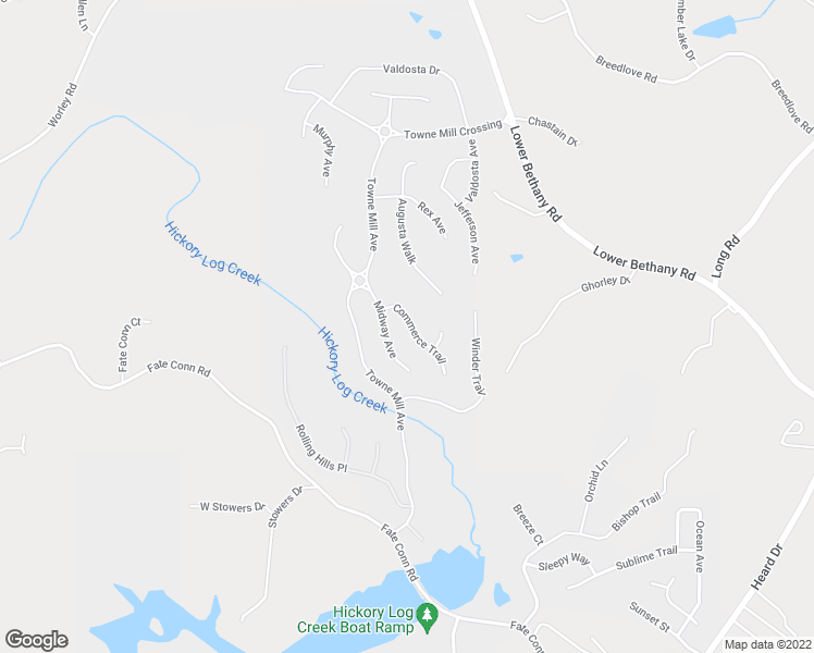 map of restaurants, bars, coffee shops, grocery stores, and more near 814 Commerce Trail in Canton