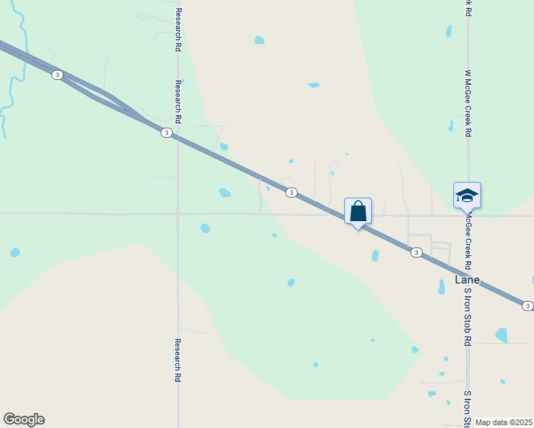 map of restaurants, bars, coffee shops, grocery stores, and more near 926 E1870 Road in Lane