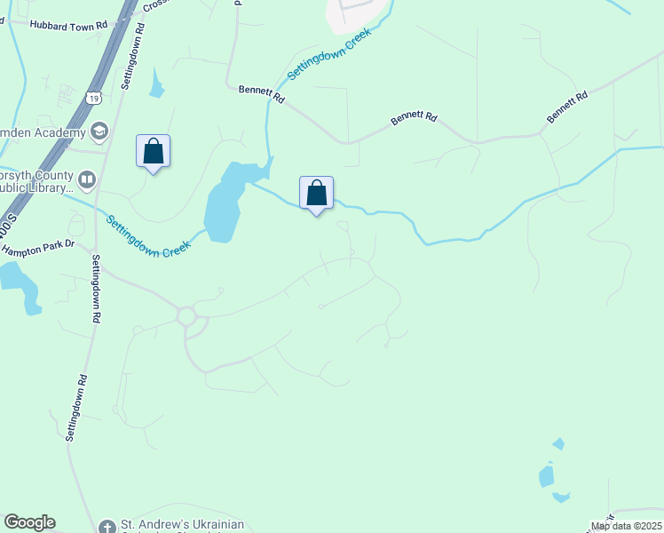 map of restaurants, bars, coffee shops, grocery stores, and more near 6605 New Ridge Court in Cumming