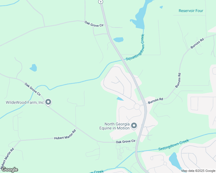 map of restaurants, bars, coffee shops, grocery stores, and more near 5210 Mirror Lake Drive in Cumming
