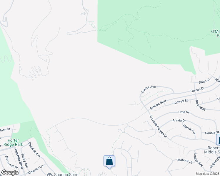 map of restaurants, bars, coffee shops, grocery stores, and more near 2 Sesnon Boulevard in Los Angeles