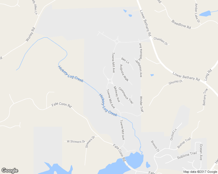 map of restaurants, bars, coffee shops, grocery stores, and more near 2072 Towne Mill Avenue in Canton