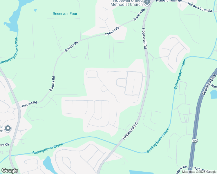 map of restaurants, bars, coffee shops, grocery stores, and more near 4525 Hopewell Manor Drive in Cumming