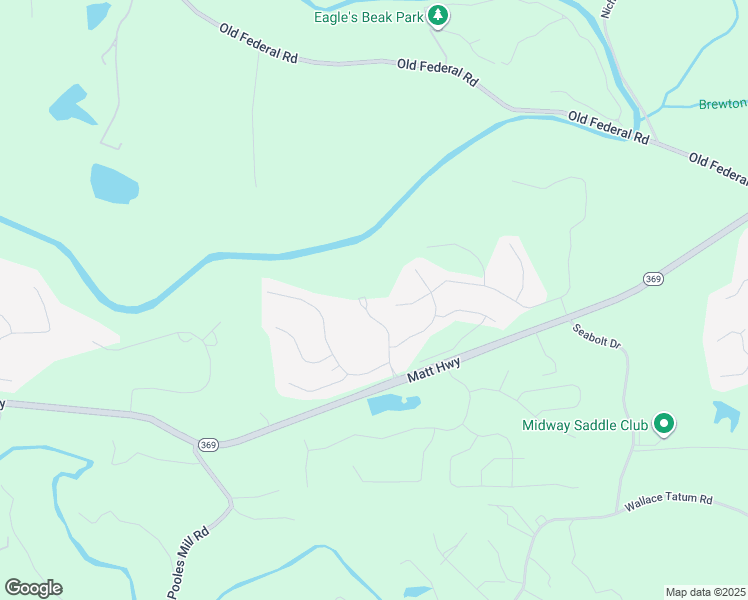 map of restaurants, bars, coffee shops, grocery stores, and more near 8670 Etowah Bluffs in Ball Ground